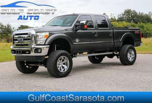 2016 Ford F-250 F250 F 250 LARIAT 4x4 TURBO DIESEL LIFTED LOW MILES... for sale in Sarasota, FL