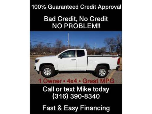 2017 Chevrolet Colorado 4x4 136k Miles - cars & trucks - by dealer -... for sale in Wichita, KS