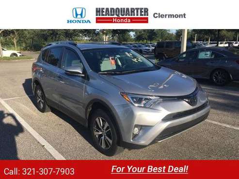 2018 Toyota RAV4 XLE suv Silver Sky Metallic - - by for sale in Clermont, FL