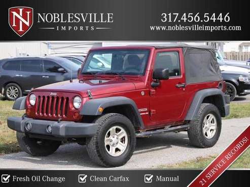 2012 Jeep Wrangler Sport 4WD - cars & trucks - by dealer - vehicle... for sale in Fishers, IN