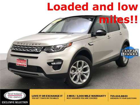 2017 Land Rover Discovery Sport HSE - LESS THAN 17K MILES AND LOADED for sale in Colorado Springs, CO
