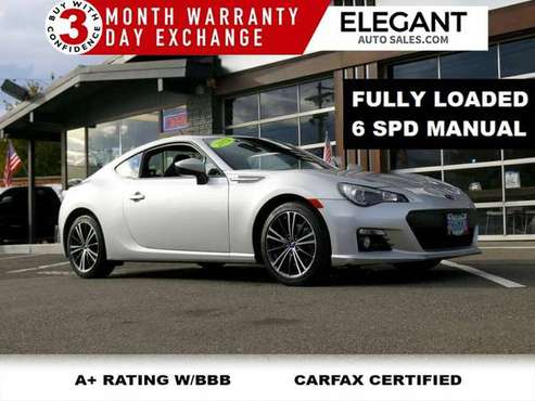 2013 Subaru BRZ Limited MANUAL 71K MILES SUPER CLEAN LOADED Coupe for sale in Beaverton, OR