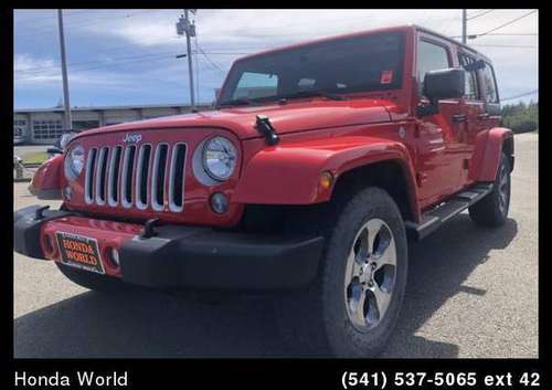 2016 Jeep Wrangler Unlimited Sahara - - by dealer for sale in Coos Bay, OR