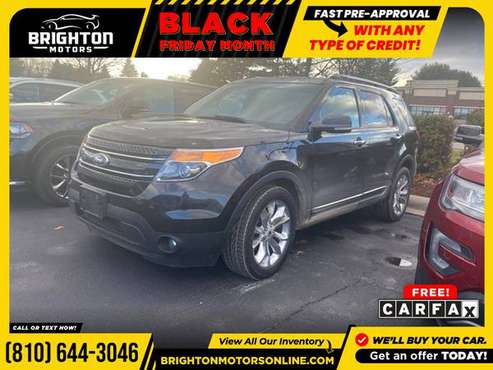 2012 Ford Explorer Limited 4WD! FOR ONLY $238/mo! - cars & trucks -... for sale in Brighton, MI