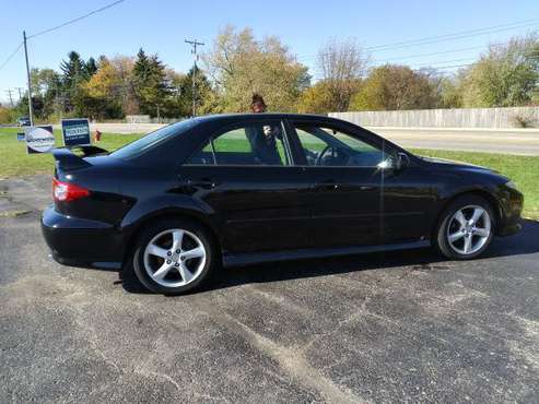 2004 Mazda (6) sport only 55k miles Black - cars & trucks - by owner... for sale in Naperville, IL