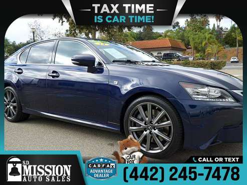 2014 Lexus GS 350 FOR ONLY 346/mo! - - by dealer for sale in Vista, CA