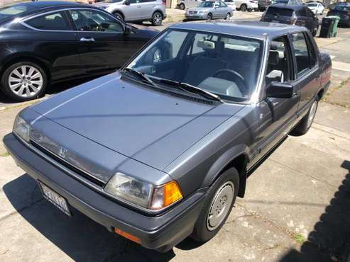 1987 Honda Civic low miles - cars & trucks - by dealer - vehicle... for sale in Dearing, CA