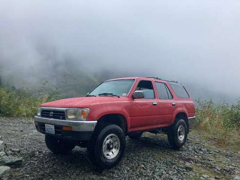 1995 Toyota 4Runner 4x4 5speed Manual - cars & trucks - by owner -... for sale in Seattle, WA