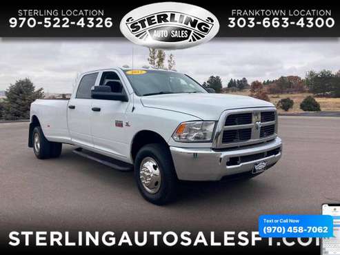2012 RAM 3500 4WD Crew Cab 172 WB 60 CA Tradesman - CALL/TEXT TODAY!... for sale in Sterling, CO