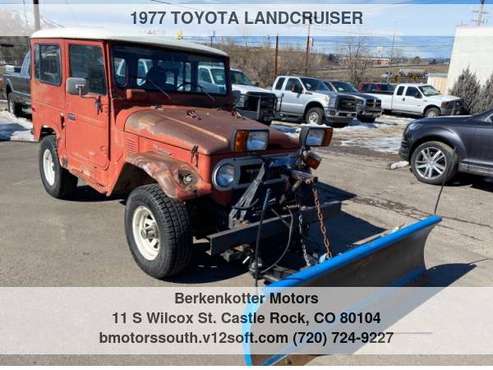 1977 TOYOTA LANDCRUISER In House Financing For Those Who Qualify -... for sale in Castle Rock, CO