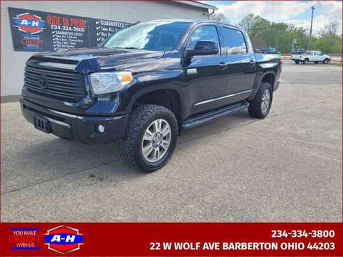 2014 TOYOTA TUNDRA CREWMAX PLATINUM - - by dealer for sale in Barberton, WV