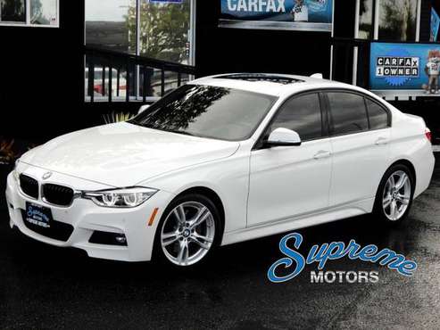 2016 BMW 3-Series M-Sport Pkg, Heated Seats, Sunroof, clean Carfax for sale in Kent, WA