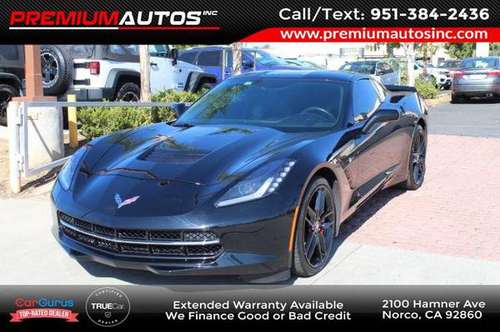 2014 Chevrolet Chevy Corvette Stingray Z51 1LT LOW MILES! CLEAN... for sale in Norco, CA