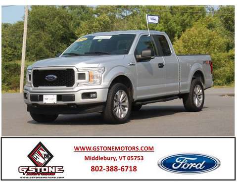 2018 FORD F-150 STX SUPER CAB *CERTIFIED PRE-OWNED! - cars & trucks... for sale in Middlebury, VT