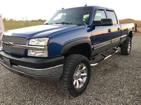 2004 Chevy Crew Cab 2500 Arrival Blue 8.1L Big Block Long Box Truck... for sale in Kittitas, WA