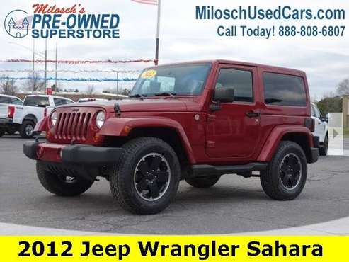 2012 Jeep Wrangler 4WD 2dr Sahara - cars & trucks - by dealer -... for sale in Lake Orion, MI