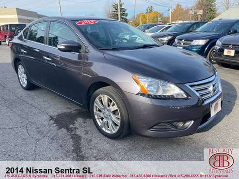 2014 NISSAN SENTRA SL! HEATED LEATHER! TOUCH SCREEN! BACK UP CAM!! -... for sale in N SYRACUSE, NY