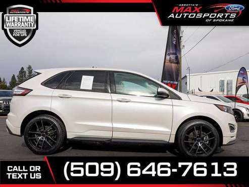 $432/mo - 2015 Ford Edge Sport AWD - LIFETIME WARRANTY! - cars &... for sale in Spokane, ID
