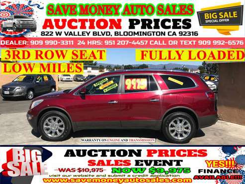 2011 BUICK ENCLAVE CXL>V6>97K LOW MILES>CALL 24HR for sale in BLOOMINGTON, CA