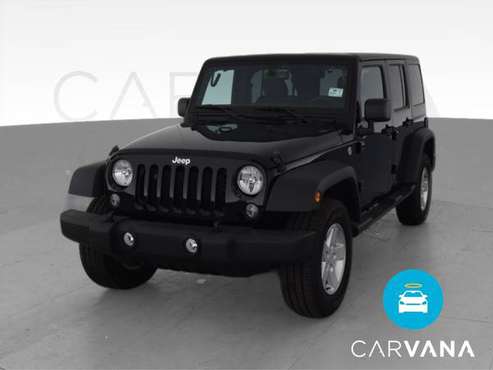 2017 Jeep Wrangler Unlimited Sport SUV 4D suv Black - FINANCE ONLINE... for sale in Athens, OH