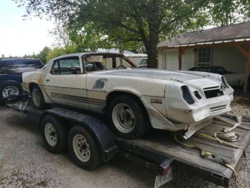1980 Z28 Camaro Coupe Project or Parts Car for sale in Anna, TX