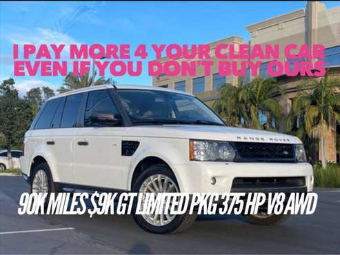 Beautiful 2011 Range Rover Sport - 90K Mile 375HP GT Limited Package for sale in Escondido, CA
