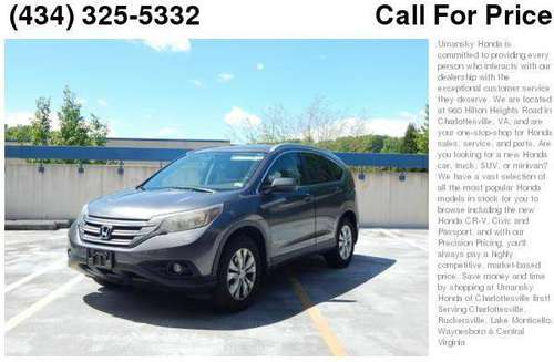 2013 Honda CR-V EX-L Call Sales for the Absolute Best Price on for sale in Charlottesville, VA