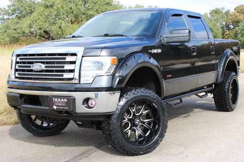 BADA$$ LIFTED 2013 FORD F-150 LARIAT HOSTILE WHEELS NEW 35" TIRES! -... for sale in Temple, TX
