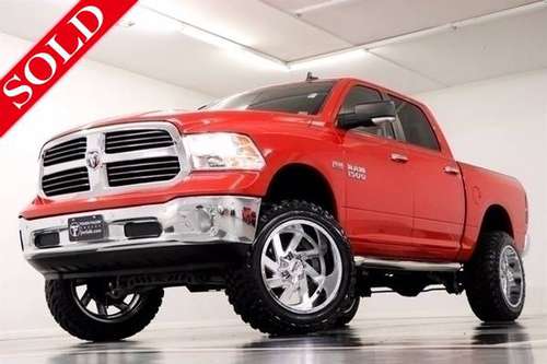 LIFTED Red 1500 2016 Ram BIG HORN 4X4 4WD HEMI Crew Cab 6 for sale in Clinton, MO