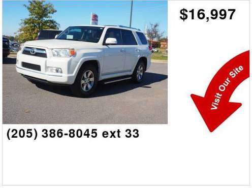 2011 Toyota 4Runner SR5 - cars & trucks - by dealer - vehicle... for sale in Tuscaloosa, AL