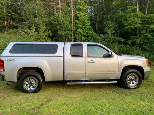 2011 GMC 1500 4x4 84k miles, plow and cap for sale in Casco, ME