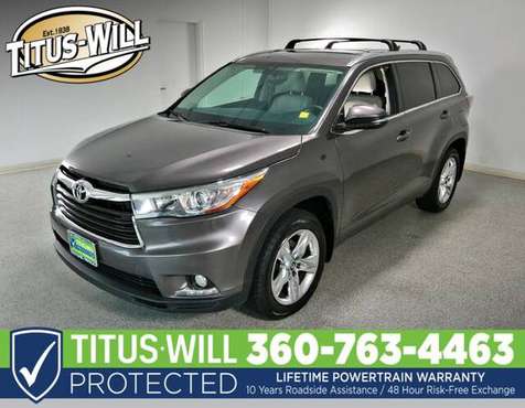 ✅✅ 2016 Toyota Highlander SUV for sale in Olympia, WA