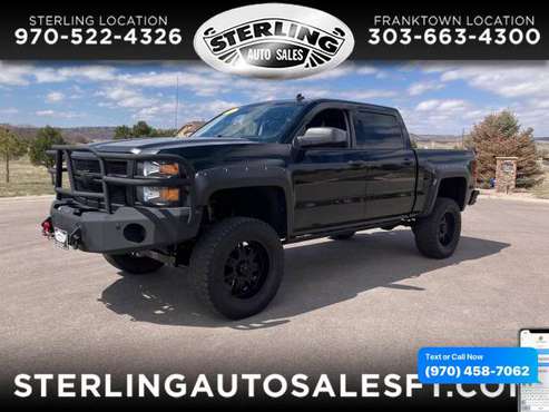 2014 Chevrolet Chevy Silverado 1500 4WD Crew Cab 143 5 LT w/1LT for sale in Sterling, CO