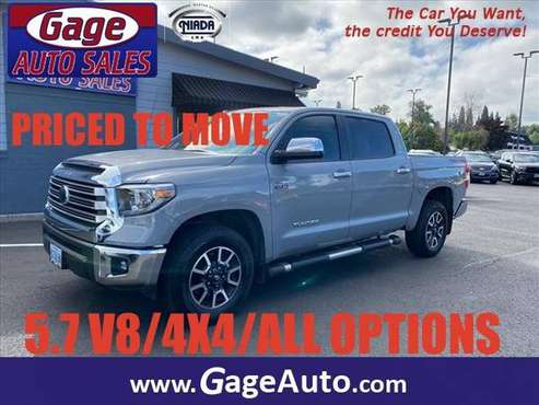 2018 Toyota Tundra 4x4 4WD Truck Limited Limited CrewMax Cab Pickup... for sale in Milwaukie, OR
