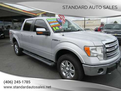 2014 Ford F-150 Lariat 4X4 SuperCrew Only 102K Miles! - cars & for sale in Billings, SD