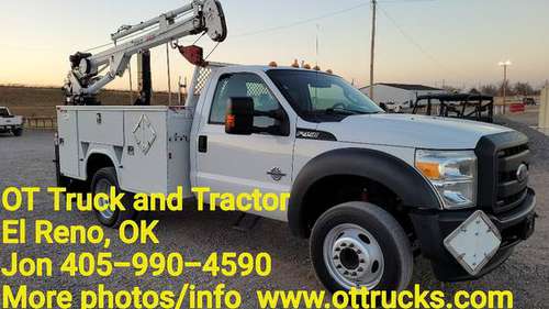 2012 Ford F-450 4000lb 20ft Crane 9ft Mechanics Service Bed 6.7L... for sale in Kansas City, MO