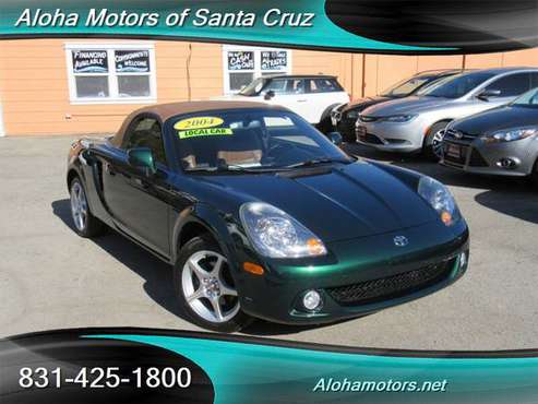 2004 TOYOTA MR2, SPYDER, 53K MILES, 5-SPEED, CLEAN TITLE - cars &... for sale in Santa Cruz, CA
