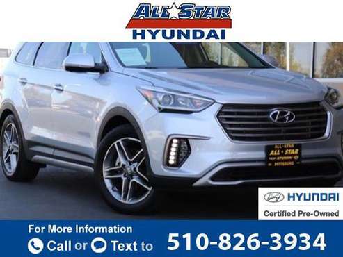 2017 Hyundai Santa Fe Limited Ultimate hatchback Circuit Silver for sale in Pittsburg, CA