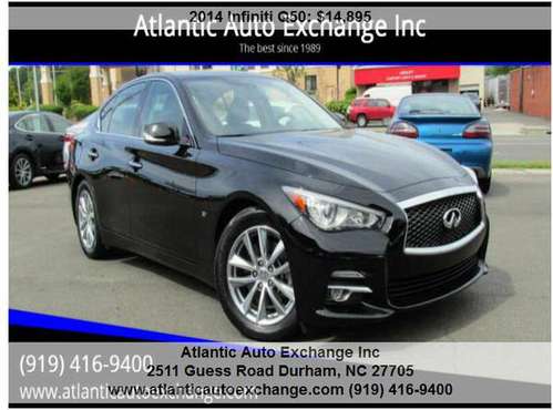 2014 Infiniti Q50 - - by dealer - vehicle automotive for sale in Durham, NC