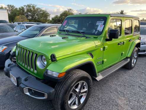 STAND OUT 4x4! 2018 JEEP WRANGLER UNLIMITED SAHARA for sale in Kihei, HI