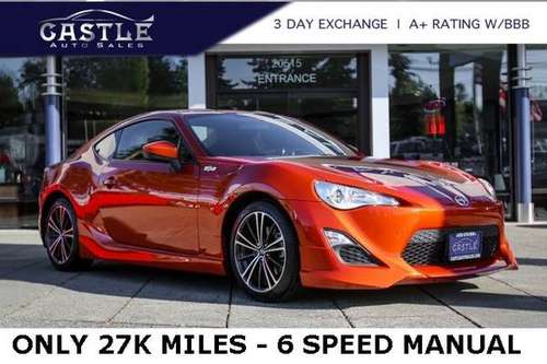 2013 Scion FR-S BRZ MANUAL Coupe - cars & trucks - by dealer -... for sale in Lynnwood, WA