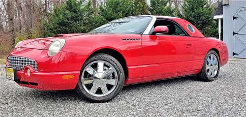 2002 Ford Thunderbird Deluxe Convertible HardTop -73k Miles, New... for sale in Chesterfield, NJ