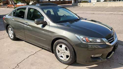 2013 HONDA ACCORD EXL / (FLOOD /SALVAGE TITLE) LEATHER / NAVIGATION... for sale in Colorado Springs, CO