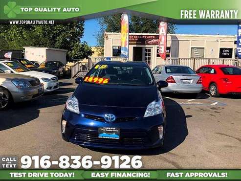 2015 Toyota *Prius* *Two* Hybrid for only $14,495 or $298 per month for sale in Rancho Cordova, CA