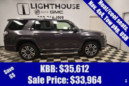 2016 TOYOTA 4RUNNER Limited S909 for sale in Morton, IL