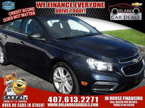 2015 Chevrolet *Cruze* NO Credit Check Loans--- Buy Here Pay Here---... for sale in Maitland, FL
