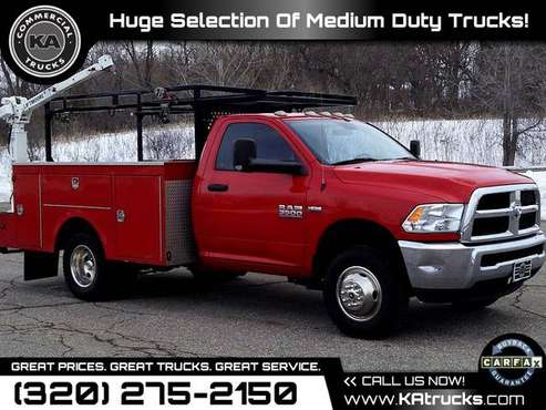 2014 Ram 3500 Tradesman 7ft 7 ft 7-ft Crane Truck 2WD 2 WD 2-WD 6 4L for sale in Dassel, MN