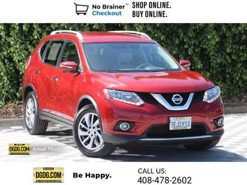 2014 Nissan Rogue SL hatchback Cayenne Red - - by for sale in San Jose, CA