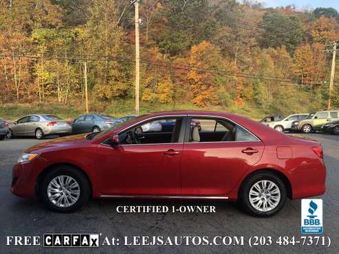 *2013 TOYOTA CAMRY LE*35 MPG*CERTFIED 1-OWNR*FREE CARFAX*XLNT COND*... for sale in North Branford , CT