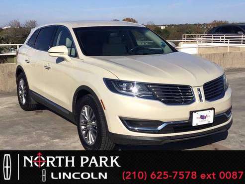 2016 Lincoln MKX Select - SUV - cars & trucks - by dealer - vehicle... for sale in San Antonio, TX